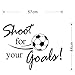 AIMTOPPY New Shoot For Your Goals Football Soccer Removable Decal Wall Sticker Home Decor