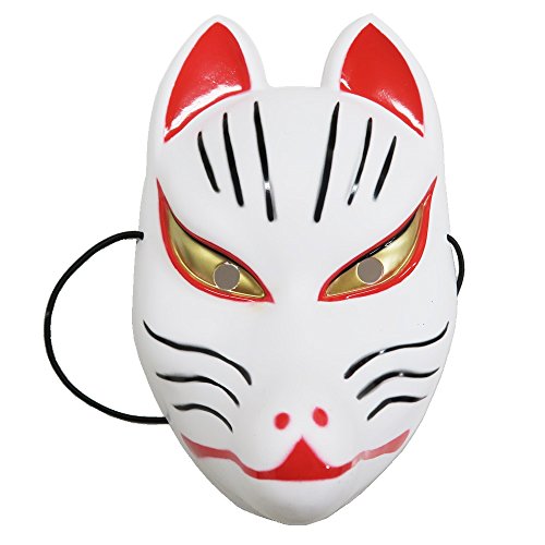 Japanese Traditional Mask (KOOMOTE Fox Kabuki Hannya) Accessory
