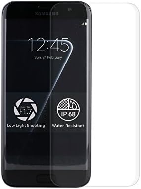 Galaxy S7 Edge Screen Protector, Zarya 3D Full Coverage Tempered Glass Screen Protector [0.2mm Super Thin][Touch Sensitivity] Guaranteed for Samsung S7 Edge(S7 Edge Black) (Clear)