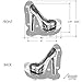 High Heel Shoe Mold, 3D Magnetic Platform Heels Polycarbonate Chocolate Mold Fondant Cake Decorating Mold DIY Home Baking Tools, 6.75 Inches Long