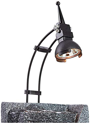 John Timberland Kneeling Buddha Asian Zen Indoor Table-Top Water Fountain with Light LED 17" High Cascading for Table Desk Home Office Bedroom Relaxation - Thumbnail 3