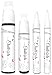 White Chalkboard Chalk Markers | Variety pack of 4 - Fine & Jumbo Size Pens | Dust Free, Water-Based, Non-Toxic Wet Erase Chalk Ink Pens primary