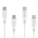 USB C to USB C Cable, RAVPower [2 Pack] USB Type C Cable, 3ft and 6ft Charging Cord for Samsung Galaxy S9 S8 S8+ Note8 MacBook LG V20 G5 G6 and More
