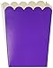 Mini Popcorn Boxes - Purple - Teacher Resources & Birthday Supplies (2 dozen per unit)