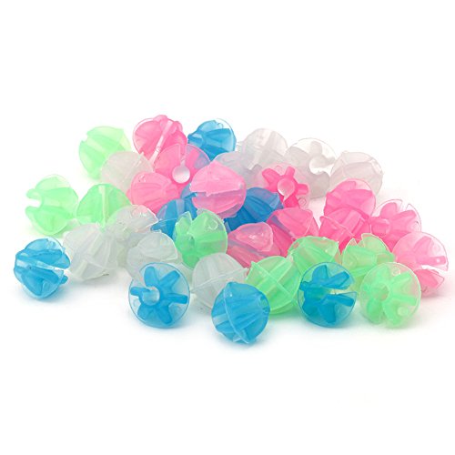 SCASTOE 36X Colorful Plastic Cycle Bike Wheel Spoke Clip Luminous Beads Bicycle Decors - Thumbnail 2