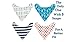 SPECIAL SALE 65% OFF Baby Bandana Bibs, THE ONLY 3 Adjustable Snaps, ShaniNY Baby, 100% Organic Cotton