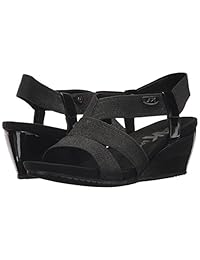 Anne Klein Cabrini Sandalia de cuña para mujer