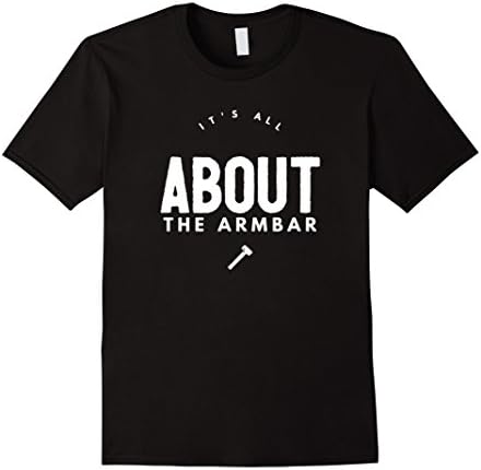 Mens Armbar BJJ Brazilian Jiu-Jitsu MMA Grappling T-Shirt Large Black