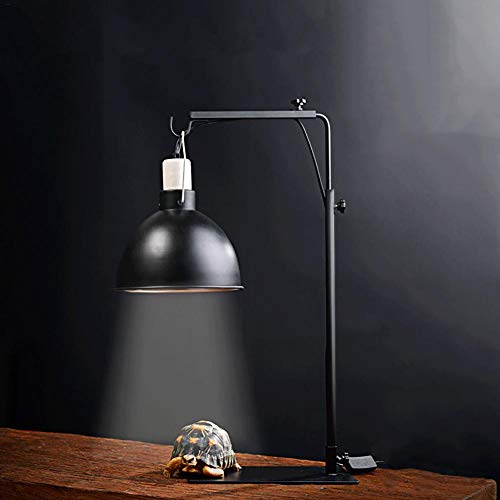 SHZONS Reptile Lamp Stand Adjustable Metal Floor Lamp Bracket for Succulent Lizard Tortoise Turtle