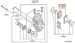 Infiniti Nissan Genuine Factory Original Oem G37 370z M37 M56 Fx50 Fx35 Sport Rear Brake Pads Akebono Big Brake Package Automotive Amazon Com