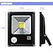 GLW 30W LED Motion Sensor Flood Light,Daylight White Lamp with Sensitive PIR, IP65 Waterproof Outdoor Lighting,110V Security Light for Backyard,Warehouse, Pool,Garage,Path, Fence