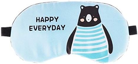 United Lethargic soft and comfortable cotton designer sleep mask/eye mask for men and women (Bear)