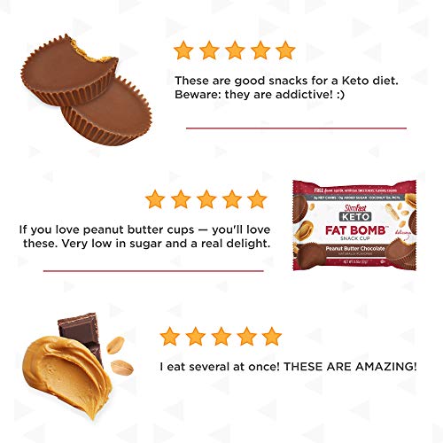 SlimFast Low Carb Chocolate Snacks, Keto Friendly for Weight Loss with 0g Added Sugar & 3g Fiber, Peanut Butter… - Image 7