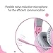SOMIC G951pink Gaming Headset for PC, PS4, Laptop: 7.1 Virtual Surround Sound Detachable Cat Ear Headphones LED, USB, Lightweight Self-Adjusting Over Ear Headphones for Girlfriend Womenthumb 4