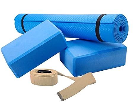 Amazon.com : SC Sports Yoga Set With Mat, 2 Blocks And Rope ...