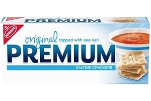Premium Saltine Crackers, 8 Ounce Box (Pack of 2), By GreenZep