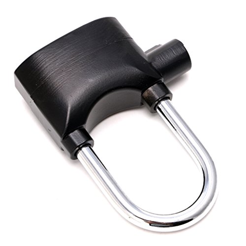 Bettal BIke Alarm Padlock Lock 110dB for Motorcycle Bicycle Long Beam Waterproof, Zinc Alloy