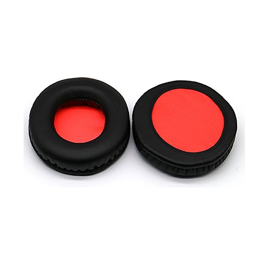 Ear Pads Replacement Earpads for Skullcandy Hesh 2 / HESH Bluetooth Wireless with Mic Headphones Ear Pad / Ear Cushion / Ear Cups / Ear Cover (Red)