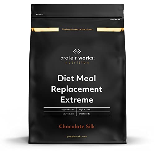Protein Works - Diet Meal Replacement Extreme | 200 Kalorien pro Trinkmahlzeit | Diät Trinkmahlzeit | Abnehm Shake | 33 Servings | Chocolate Silk | 2kg
