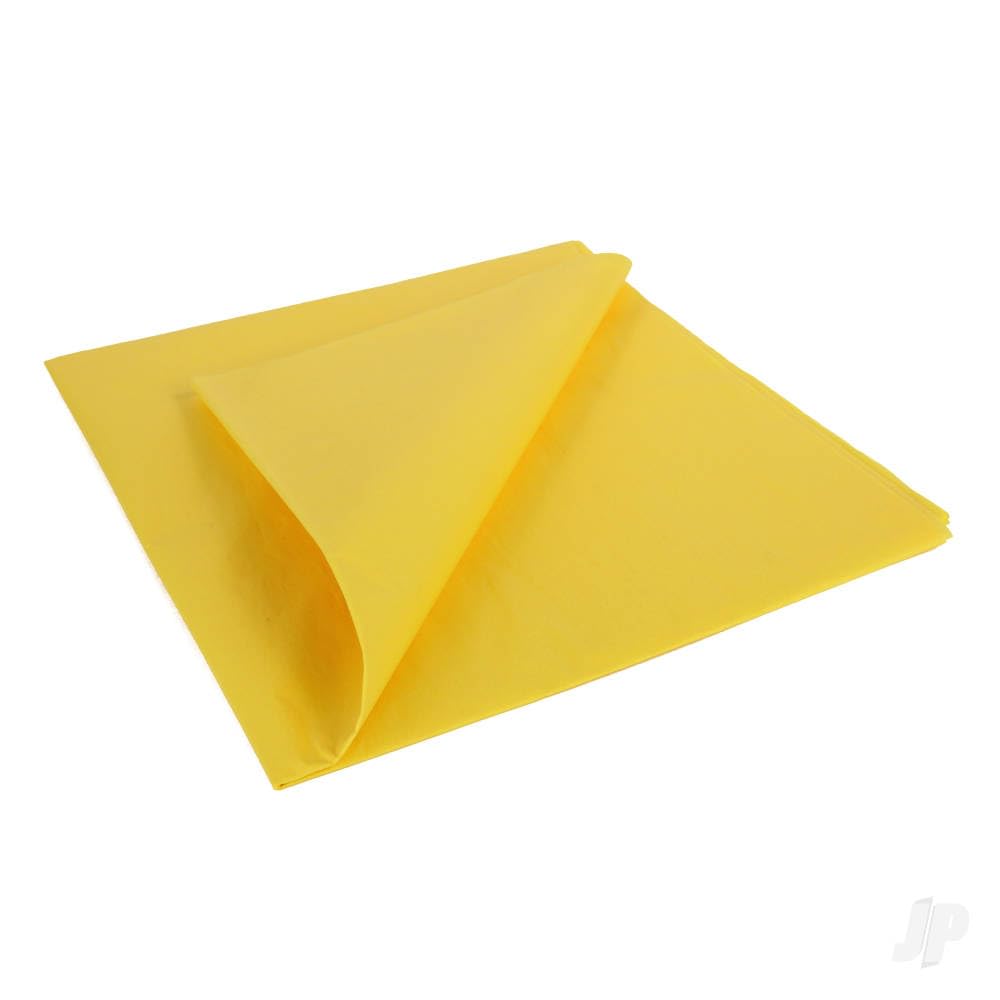 PJ Trainer Yellow Lightweight Tissue Covering paper 50 x 76 cm 5 sheets