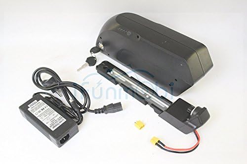 TIGER SHARK Down Tube Li-ion Battery 48V 12.5AH For Electric Bike/eBike HalloBattery HB18650P Cell With BMS 2A Charger
