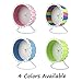 Quiet Hamster Exercise Wheel Silent Spinner, Made of Wood, Stand Included, Sunflower Design (7.5