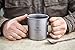 finessCity Camp Mug with/Without Lid, Strong & Lightweight Camping Mug with Measurement Marks, Folding Titanium Cup for Backpacking/Hiking/Camping in Cloth Case (600ml, Mug Without Lid)