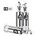 L LESTAVEN Oil Dispenser Bottle Glass Vinegar Cruet oil bottle set with oil and vinegar dispenser set for olive oil (Funnel included)(3 Packs)