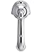KOHLER Devonshire K-193-4-BN Single Handle Single Hole or Centerset Bathroom Faucet with Metal Drain Assembly in Brushed Nickel