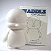 Waddle DIY Do-It-Yourself Blank White Designer Vinyl Mini Figure