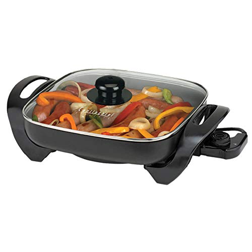 Continental Electric CE23741 12" Inch Electric NonStick Skillet, Black