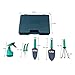 vivianAl Garden Tool Set Gardening Tools Gift Kit Non-Slip Handle with Anti-Rust Trowel, Cultivator, Pruning Shear, Water Sprayer and Case (5 Pieces)thumb 4