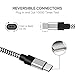 USB 3.0 Type C Cable,Puridea (2pack) 5Ft Nylon Braided USB C 3.0 Cable,Quick Charging (Max 4.0A) Type A 3.0 to Type C 3.0 Long Cord for Google Pixel Nexus 6P 5X, LG G6 V30 V20 Samsung Galaxy