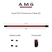 Antec Sleeved Cable - Power Supply Cable Extension Kit with Extra-Sleeved 24 PIN 8PIN 6PIN 4+4 PIN with Combs- Red (11.8inch/30cm)