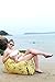 Inflatable Lounger Chair with Portable Carry Bag for Various uses (U-Banana Chair)