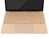 Mosiso Protective Keyboard Skin for Macbook 12 Inch with Retina Display A1534, Gold