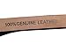 Men's Geniune Leather Belt Slide Metal Buckle Adjustable Waistband 35MM Black 105cm