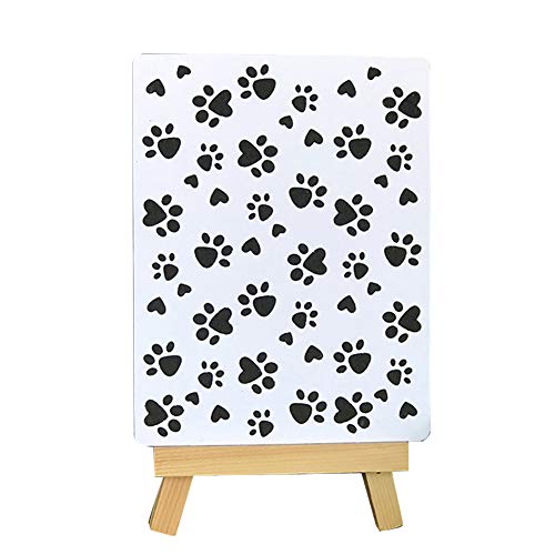 AkoMatial Cutting Dies,Lovely Paw Shape Embossing Cutting Dies Tool Stencil Template Mold Card Making Scrapbook Album Paper Card Craft,Metal