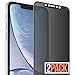 FlexGear Privacy Screen Protector for iPhone 11/ iPhone XR [Full Coverage] Tempered Glass (2-Pack)