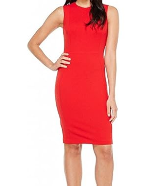 Womens Scuba Crepe Sheath Dress CD6C1A00