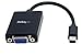 StarTech.com Mini DisplayPort to VGA Adapter - Black - Thunderbolt Compatible - Mini DP to VGA Converter - 1080p (MDP2VGA) primary