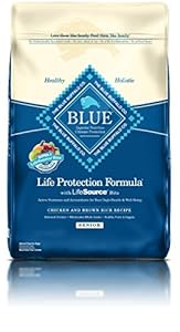 BLUE Life Protection Formula Senior Chicken and Brown Rice Dry Dog Food 30-lb
