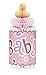 Baby Shower Pink Bottle-Shaped Paper Honeycomb Decoration - 12