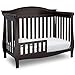 Delta Children Lancaster 4-in-1 Convertible Baby Crib, Dark Chocolate