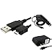 Samsung© Rugby II A847 Combo Rapid Car Charger + Home Wall Charger + USB Data Charge Sync Cable for Samsung© Rugby II A847
