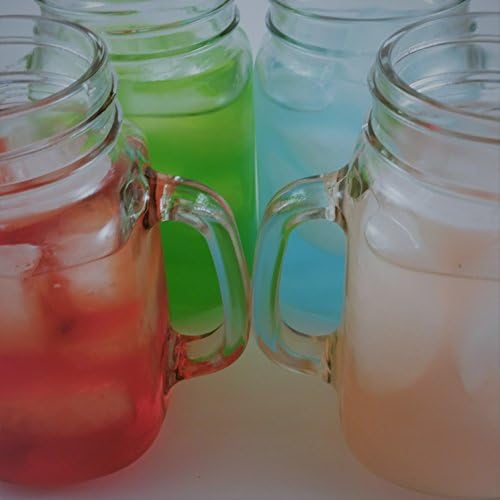 16 Oz. Mason Jar with handle (4 Pack)