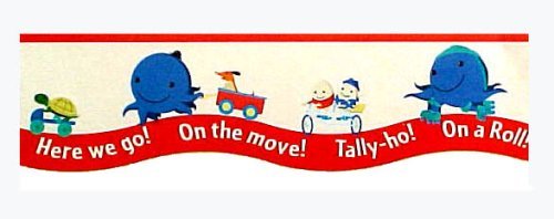 Oswald the Octopus Wall Border - 4 Yard Nick Jr Oswald Wall Border