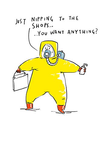 UK Greetings Funny Birthday Cards, Humour Covid Lockdown Birthday Card, Multicolour (672730-0-1)