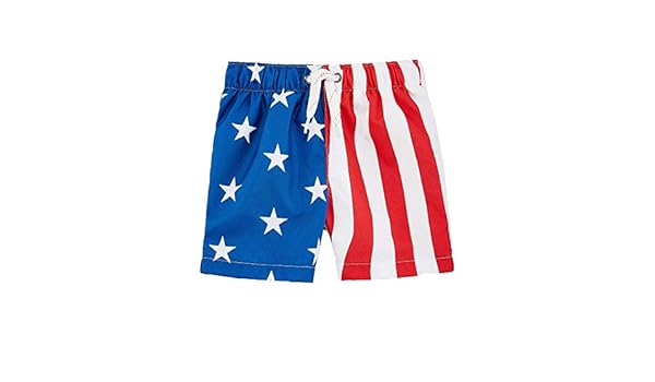 infant american flag swim trunks