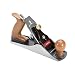 GreatNeck C4 Bench-Jack Plane | 9 Inch Plane, 2 Inch Cutter | Flattens or Reduces Wood Thickness | Useful Woodworking Tool | Adjustable to Control the Depth of Cut | Cast Iron Body & Wood Handles primary